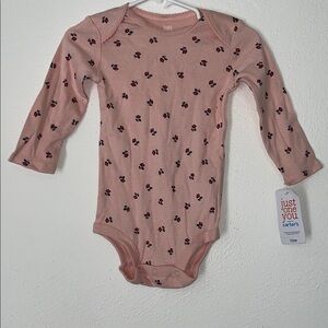 Carter's Pink Bodysuit with Ladybug Pattern